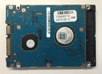 Fujitsu laptop disk underside full