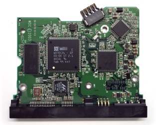 Hard drive printed circuit board, electronics, controller chip