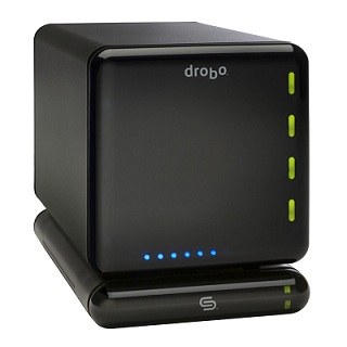 Drobo storage device paired with DroboShare network device