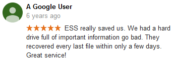 A Google user 02 review
