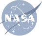 NASA logo small monochrome