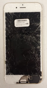 Broken cell phone