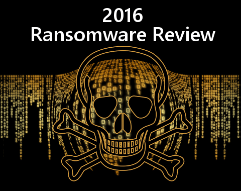 2016 Ransomware Review graphic
