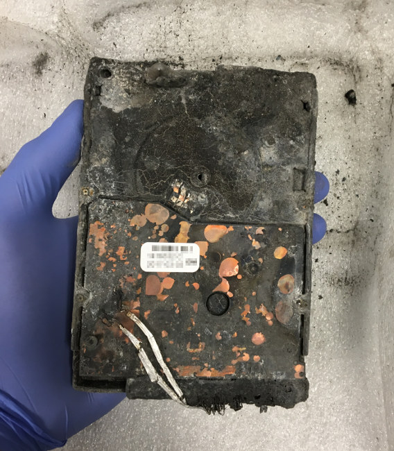 damaged hard drive