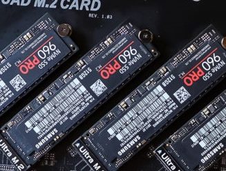 Several M.2 SSDs