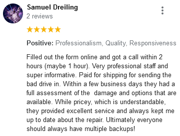 Samuel Dreiling review