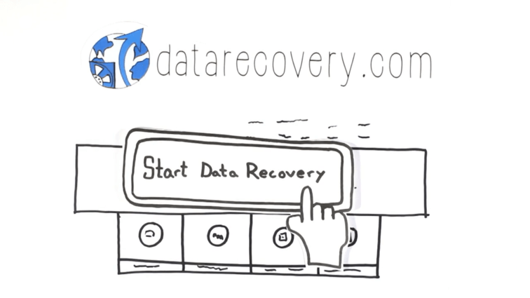 start data recovery process video clip
