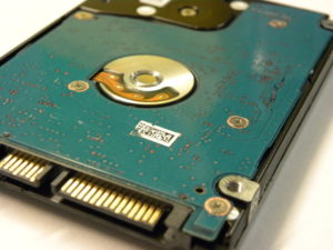 Internal hard drive PCB and SATA ports