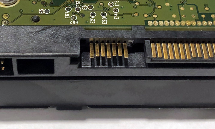 Broken SATA connector