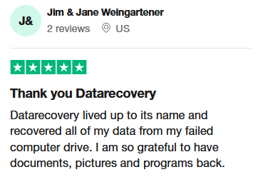 Jim & Jane Weingartener review